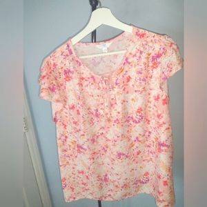 Woman's Floral blouse size xl